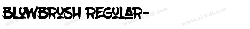 BlowBrush Regular字体转换
